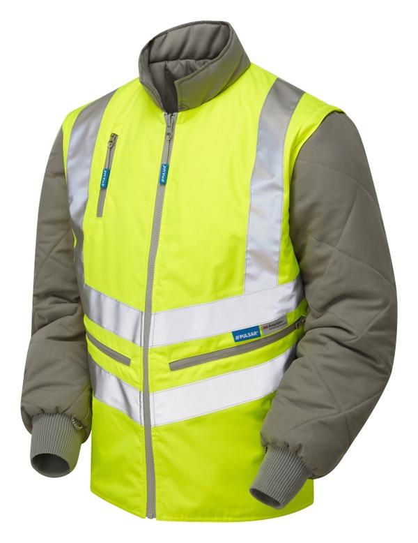 dickies hi vis bodywarmer