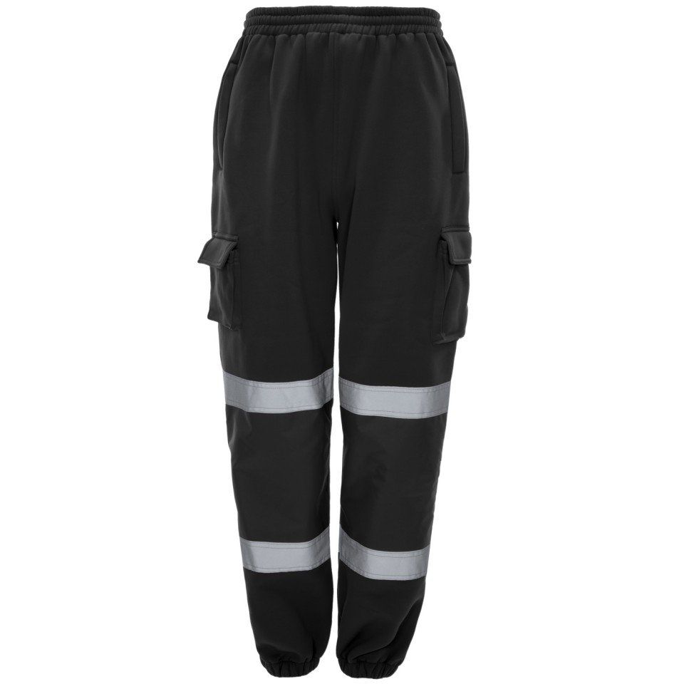 black jogging bottoms