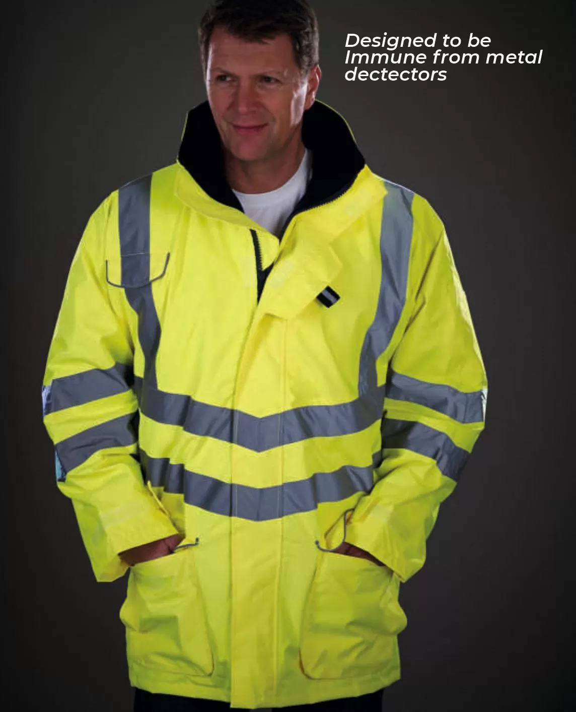 High deals visibility coat