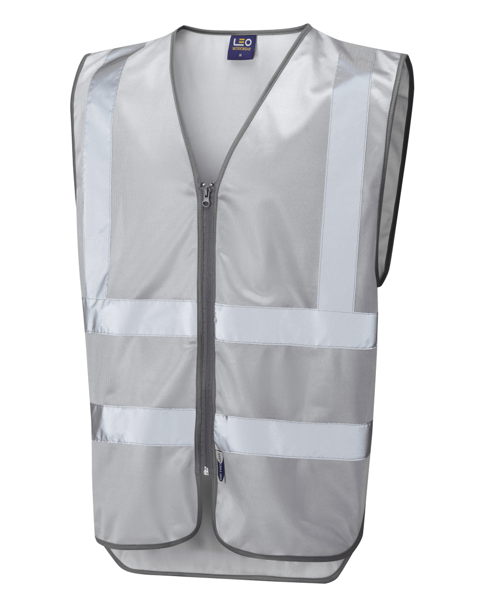 silver hi vis jacket