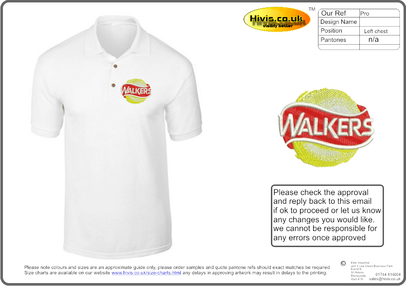 Express your delivery of printed hi vis or embroidered polo shirts