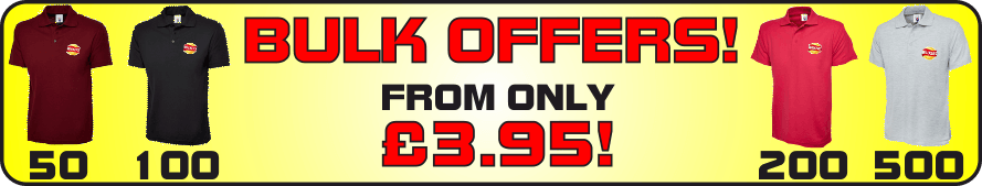 great deals on bulk order polo shirts