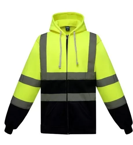 Hi vis zip up on sale hoodie