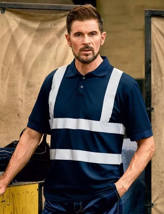 dickies hi vis polo
