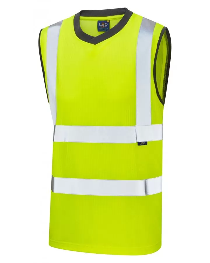 Hi vis muscle best sale shirt