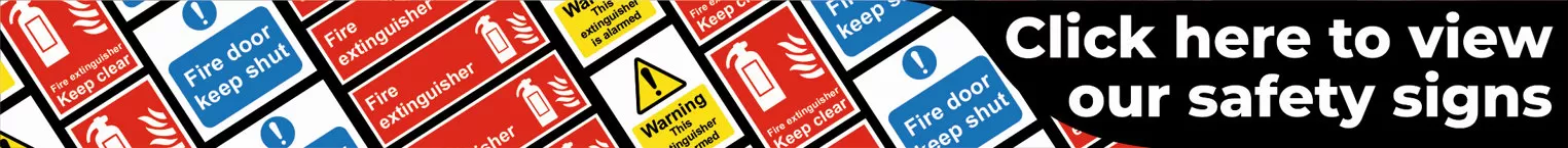 Fire Safety Sign Banner