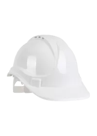 White Safety Helmet Vented Blackrock 7000