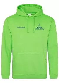 Spark Embroidered Lime Green Hoody JH001