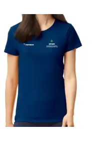 Spark Navy Blue Ladies T-Shirt 5000L