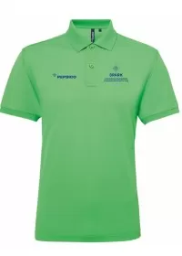 Spark Embroidered Lime Green Poloshirt AQ015