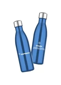 Spark Blue Aluminium 500ml Bowling Water Bottle