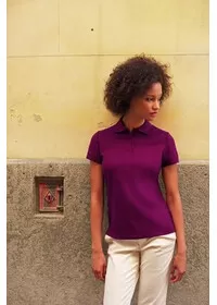 Embroidered Fruit of the Loom SS212 Lady-Fit Polo shirt