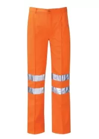 Orange Hi Vis Work Trousers