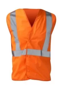 Hi Vis Orange Rail Spec Pull Apart Vest