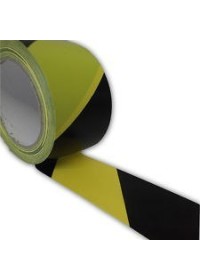 Adgesive barrier tape black and yellow