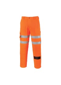 Portwest Rail Combat Trousers Orange RT46