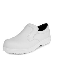 White Catering Slip on Safety Shoe FW81