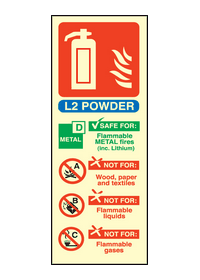 L2 Powder ident sign