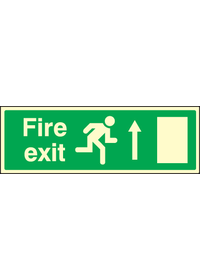 Fire exit up sign