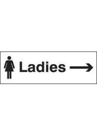 Ladies arrow right sign