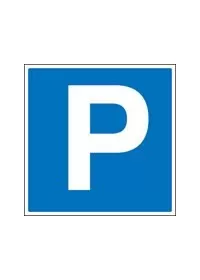 Parking symbol sign