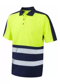 Leo Coolviz 2 Colour Hivis Polo Shirt P10