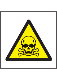 Poison symbol sign