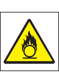 Oxidising agent symbol sign