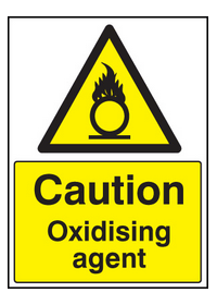 Oxidising agent sign