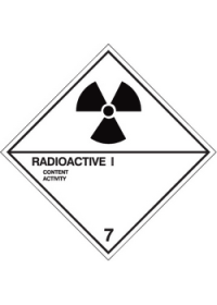 Radioactive I diamond sign