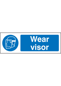 Wear visor sign