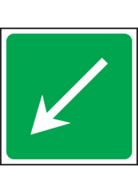 Arrow 45 deg sign
