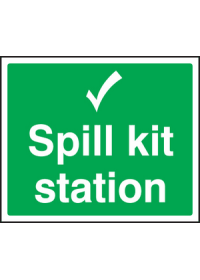 Spill kit station sign