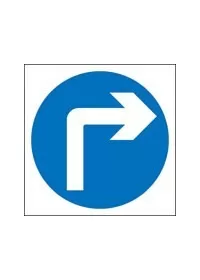 Turn right sign