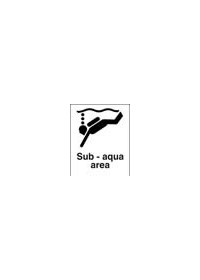 Sub aqua area sign
