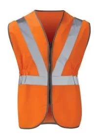 Custom printed Pull Apart Hi Vis Railway vest Waistcoat
