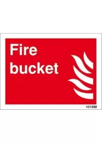 Fire bucket sign 21015hv