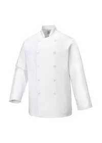 Sussex Long Sleeve Chefs Jacket Portwest C836