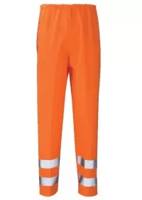 Hi Vis Waterproof Orange Rail trousers GORT 3279