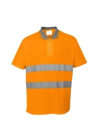 Portwest S171 Hi Vis  Cotton Comfort Polo