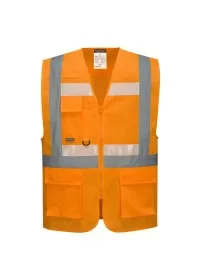 Portwest G456 Glowtex Ezee Zip Executive Vest