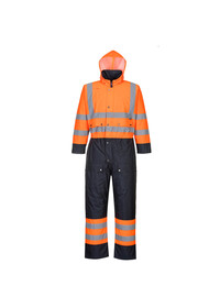 Portwest S485 Hi Vis Contrast Coverall Lined
