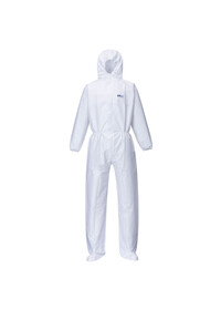 Portwest ST41 BizTex Microporous Coverall with Boot Covers Type 6/5 (Box Of 50)
