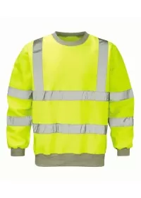 Hi Vis Yellow Sweatshirt Class 3