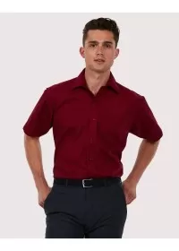Mens Short Sleeve Poplin Shirt UC710