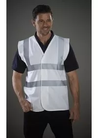 White Hi Vis safety vest