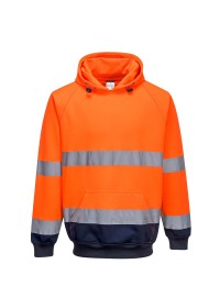 Two Colour Pull Over Hivis Hoodie B316 Portwest