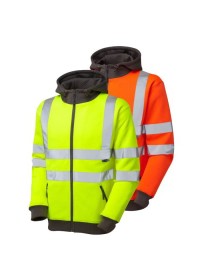 hi vis hoodie with zipper