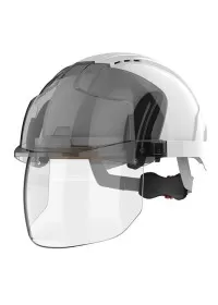 JSP EVO VISTAshield Vented Helmet White - Smoke