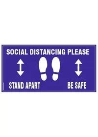 Social Distancing Floor Sticker 300mm